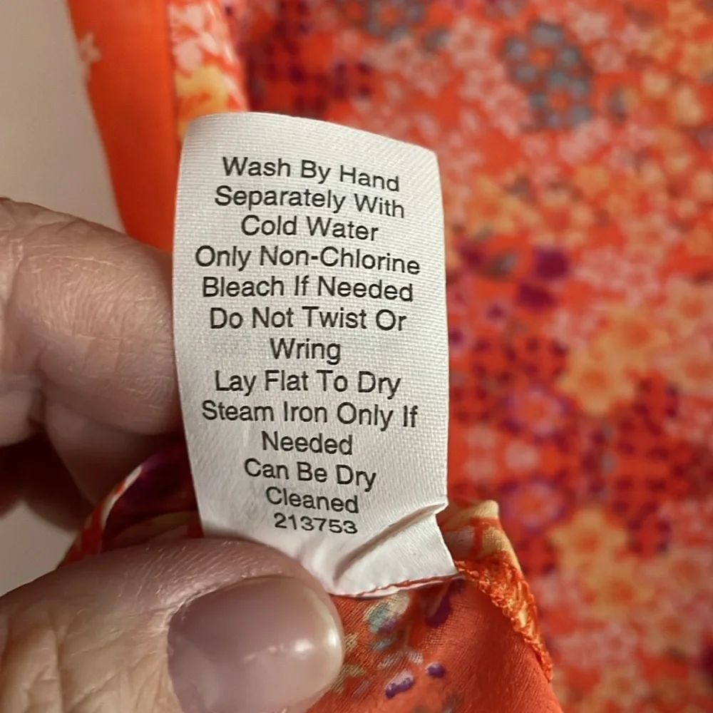 CAbi Orange Sleeveless Tank Top with Medallion Print - Picture 5 of 5